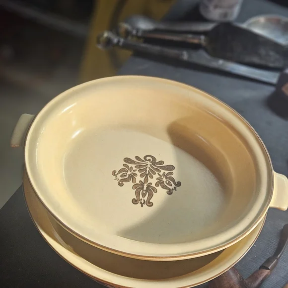 Vintage Tan Ceramic Dish - Picture 10 of 14